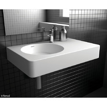 Encanto 700mm Wall Mounted Basin with Overflow